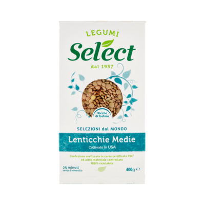 SELECT - Medium Lentils - 400g