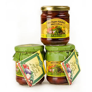 Artibel-Hot Pepper Calabria Whole In Olive OIl-200gr