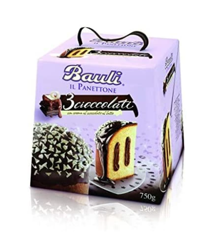COMING SOON!!! Bauli - Panettone 3 Chocolate - 750g