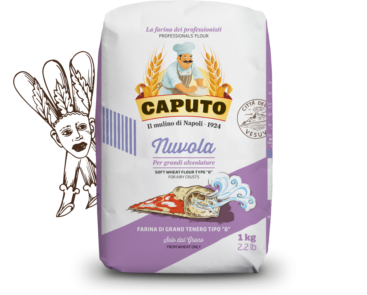 CAPUTO - Nuvola Soft Wheat Flour Type "0" - 1 Kg