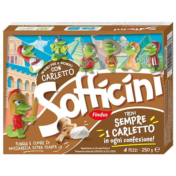 FINDUS - Sofficini Funghi e Mozzarella - 250g