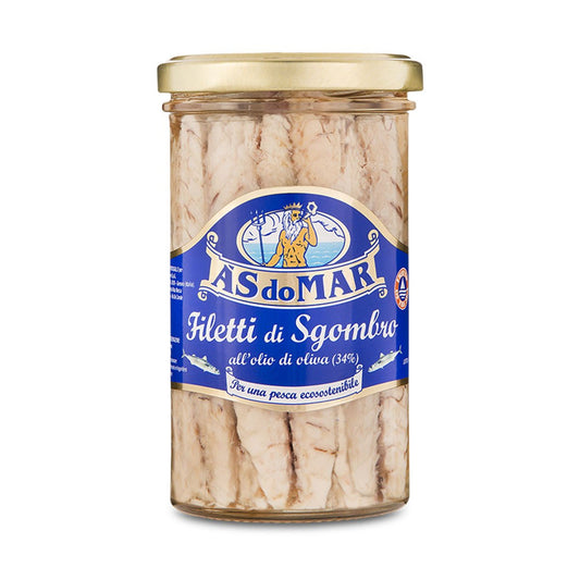 (Best Before: 07/2024) As do Mar- Mackerel in olive oil jar -150g