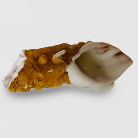 wHITE Chocolate Dipped Mini Cannoli Shell - 12pcs 3 inches