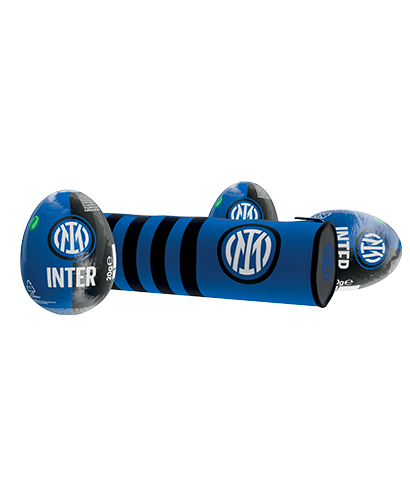 NEW - Dolfin - Inter Pencil Pouch and Milk Chocolate Eggs with Surprise - 3/20g