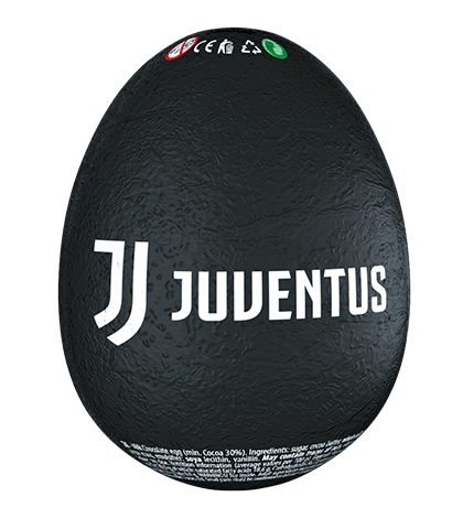 NEW - DOlfin - Juventus Pencil Pouch and Milk Chocolate Eggs with Surprise - 3/20g