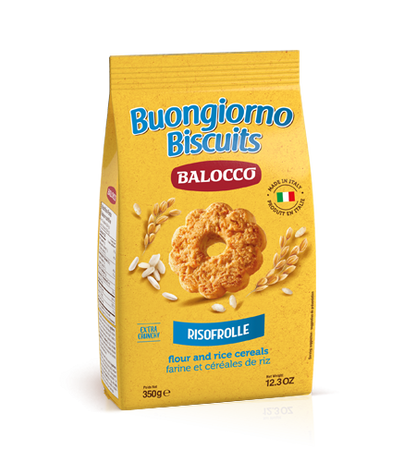 Balocco - Risofrolle Biscuits - 12.3oz