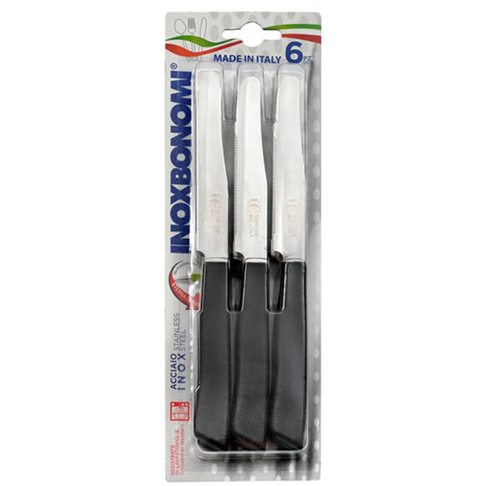 Coltellerie Inoxbonomi-Black Knife x6pcs