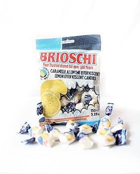 Brioschi-Lemon Effervescent Candies-150gr