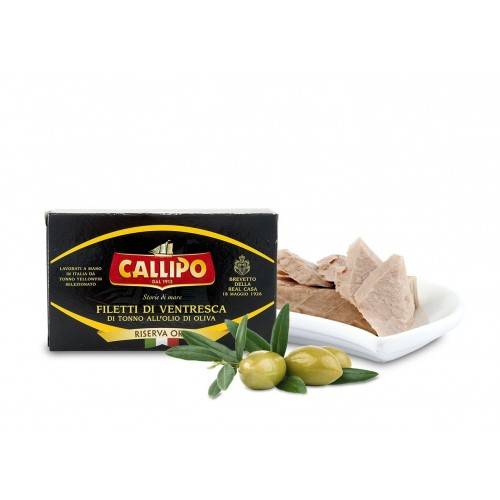 Callipo-Yellowfin Tuna Ventresca In Olive Oil-125gr