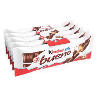 BEST BEFORE 05/20/2026!!! KINDER - Bueno - Pack of 5 - 2/45g
