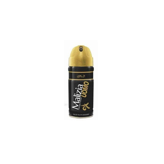 Malizia Uomo-Eau De Toilette Deodorant Gold-150ml