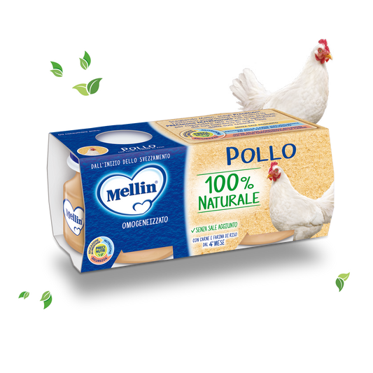 Mellin - Omogeneizzato Pollo - 2/80g