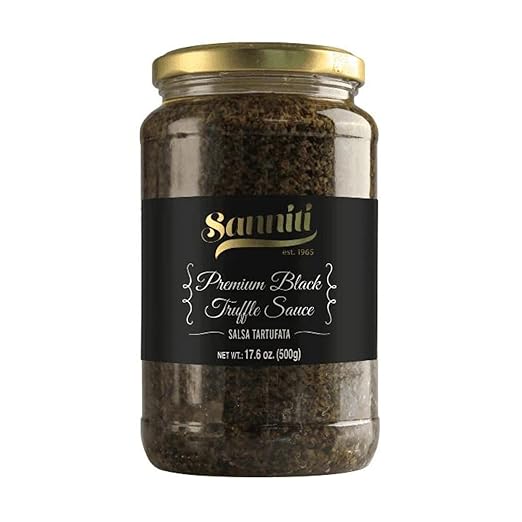 Sanniti-Premium Black Truffle Sauce-500gr