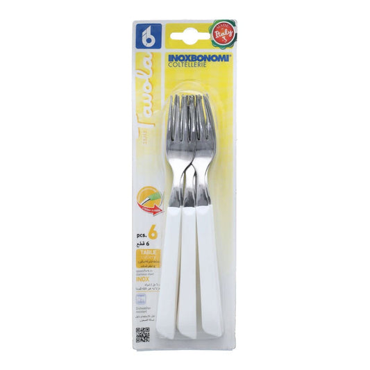 Coltelleria Inoxbonomi-White fork x6 pcs